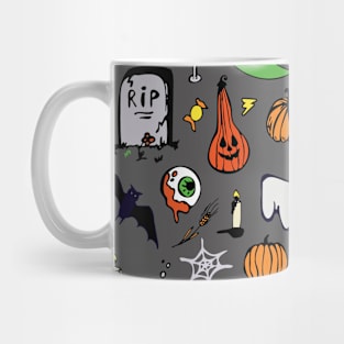 Ghost witch pumpkin Halloween Mug